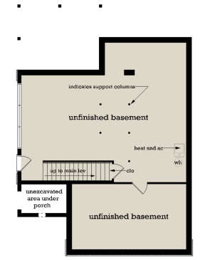 Basement for House Plan #048-00283