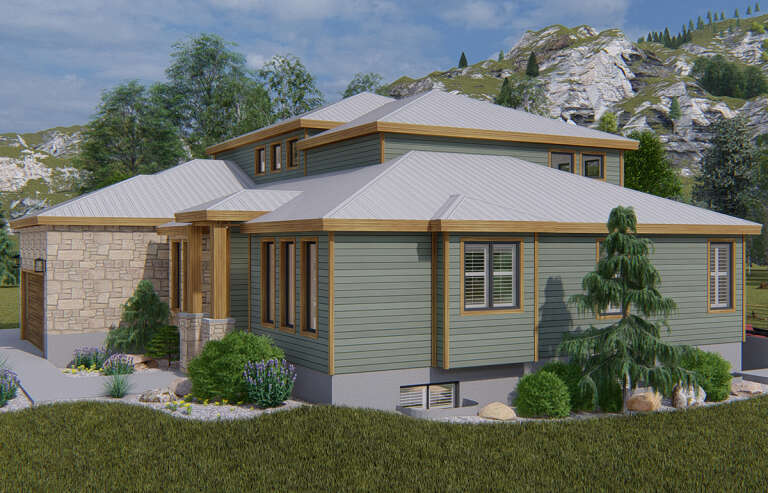 Craftsman House Plan #2802-00138 Elevation Photo