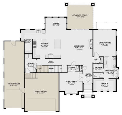 Main Floor for House Plan #2802-00138