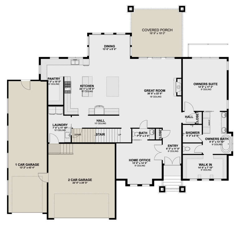 House Plan House Plan #26444 Drawing 1