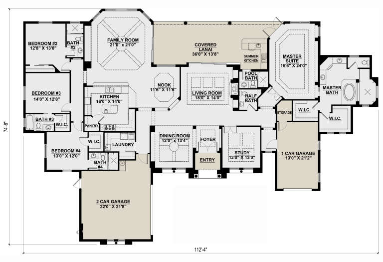 House Plan House Plan #26446 Drawing 1