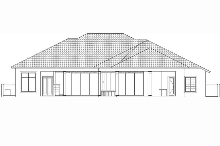 Contemporary House Plan #5565-00131 Elevation Photo
