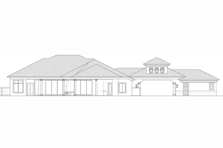Contemporary House Plan #5565-00132 Elevation Photo