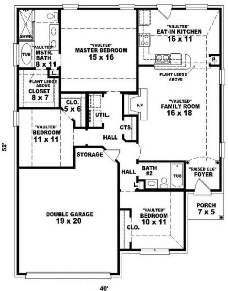 House Plan House Plan #2645 Drawing 1