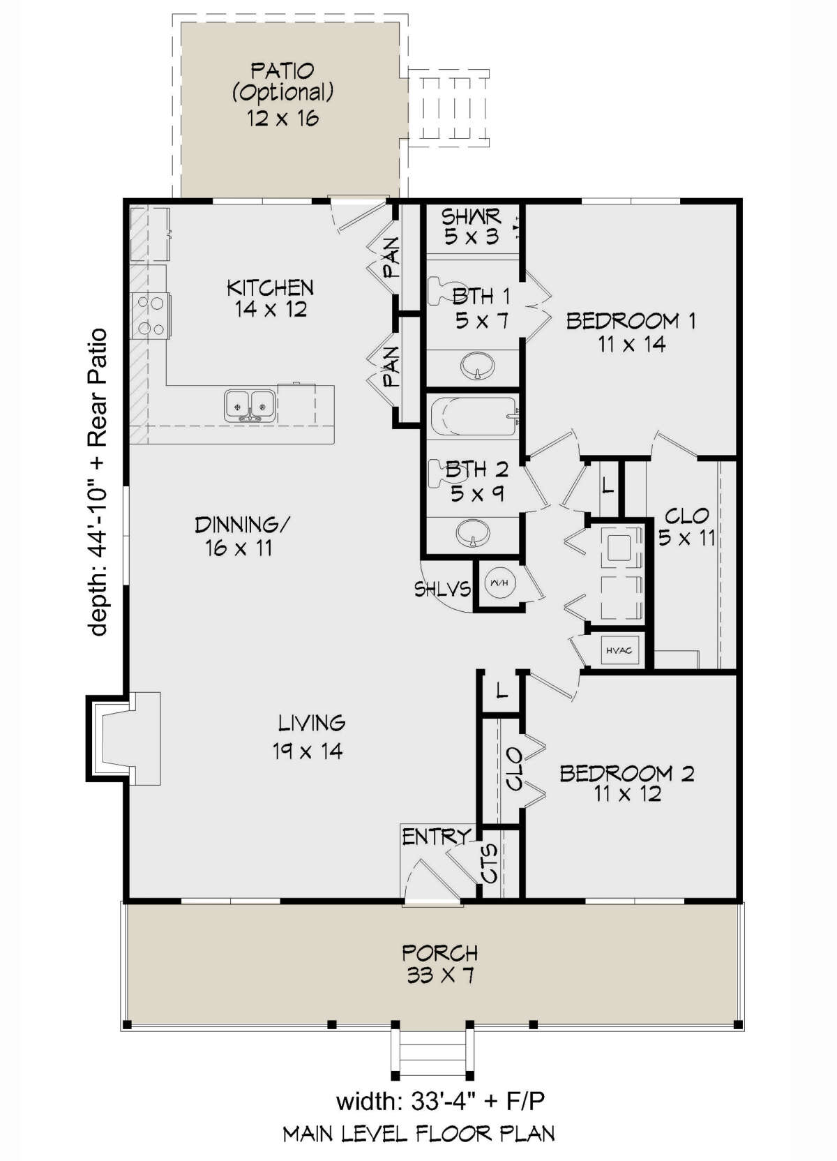 Main Floor for House Plan #940-00451