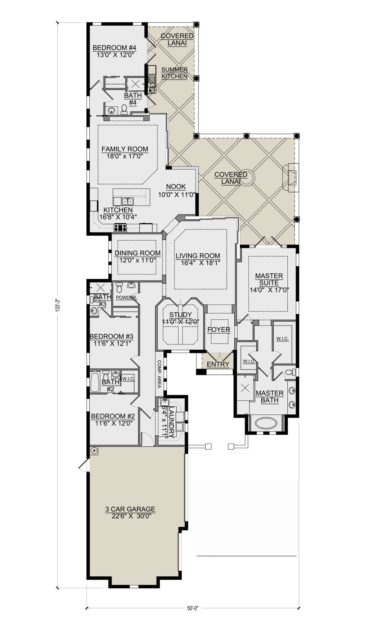Main Floor for House Plan #5565-00135