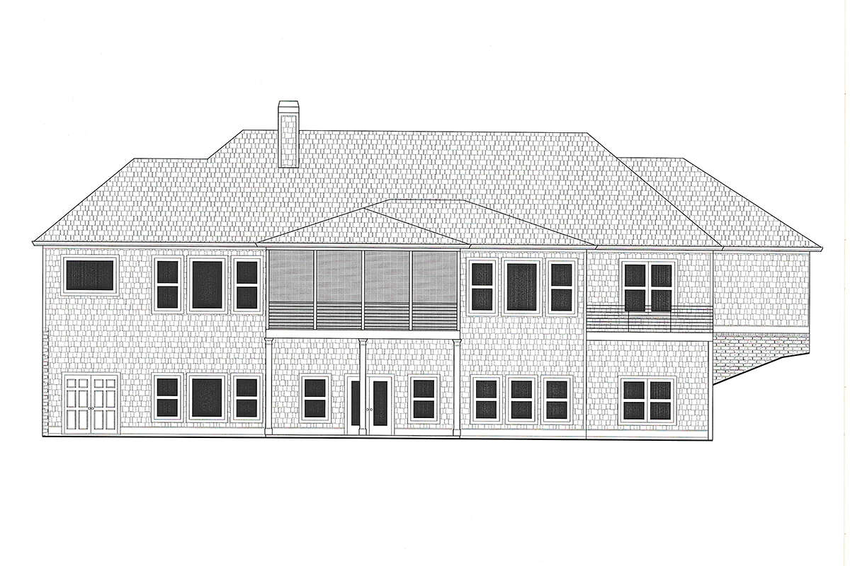 Craftsman House Plan #286-00119 Elevation Photo