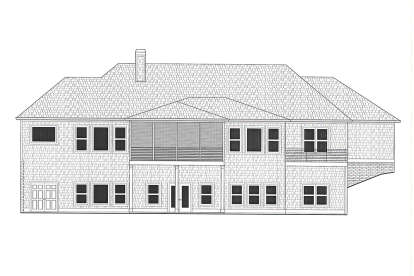 Craftsman House Plan #286-00119 Elevation Photo