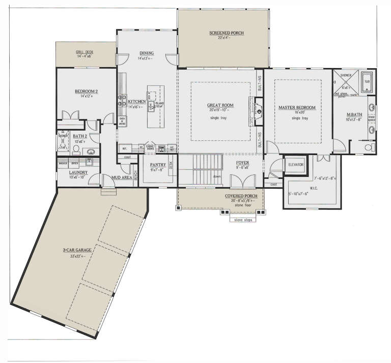 House Plan House Plan #26455 Drawing 1