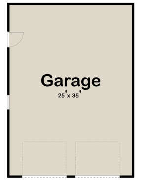 Garage Floor for House Plan #963-00639
