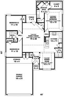 Floorplan for House Plan #053-00331