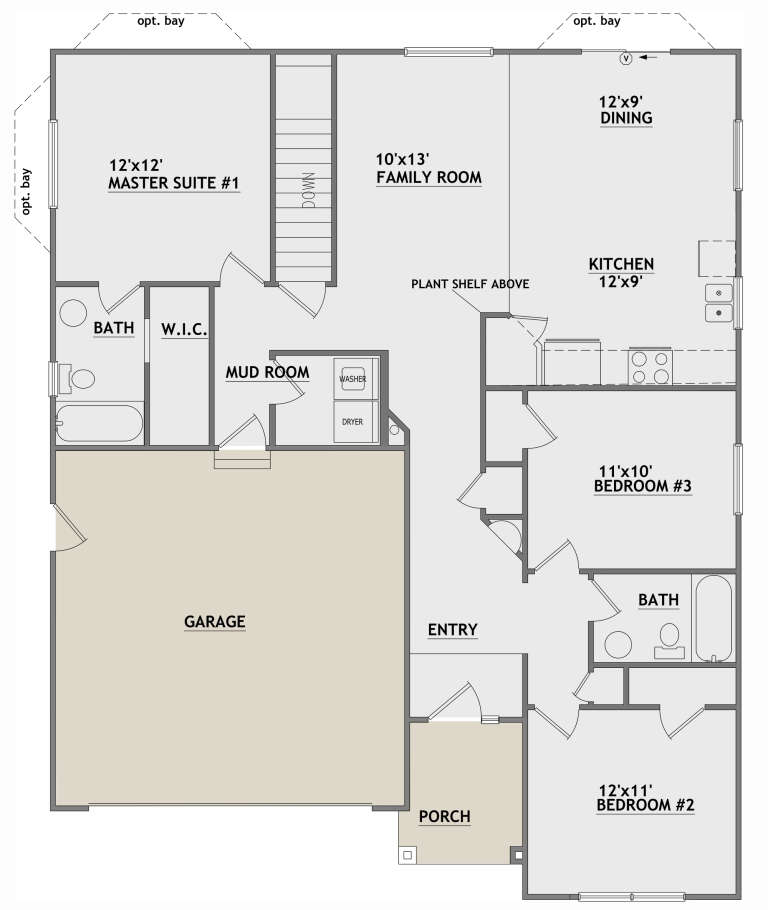 House Plan House Plan #26462 Drawing 1