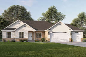 Traditional House Plan #8768-00035 Elevation Photo