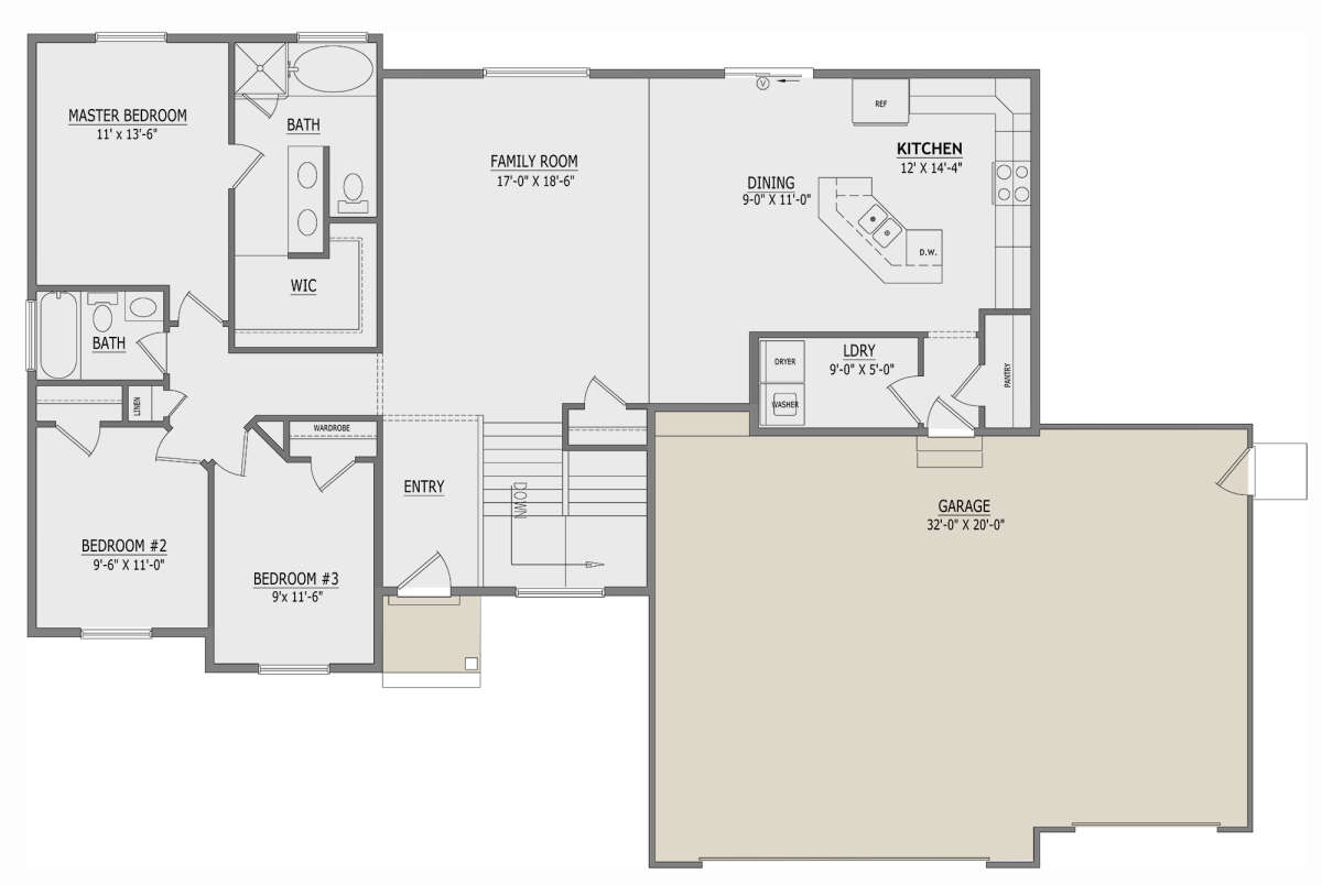 Main Floor for House Plan #8768-00035