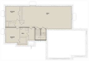 Basement for House Plan #8768-00035