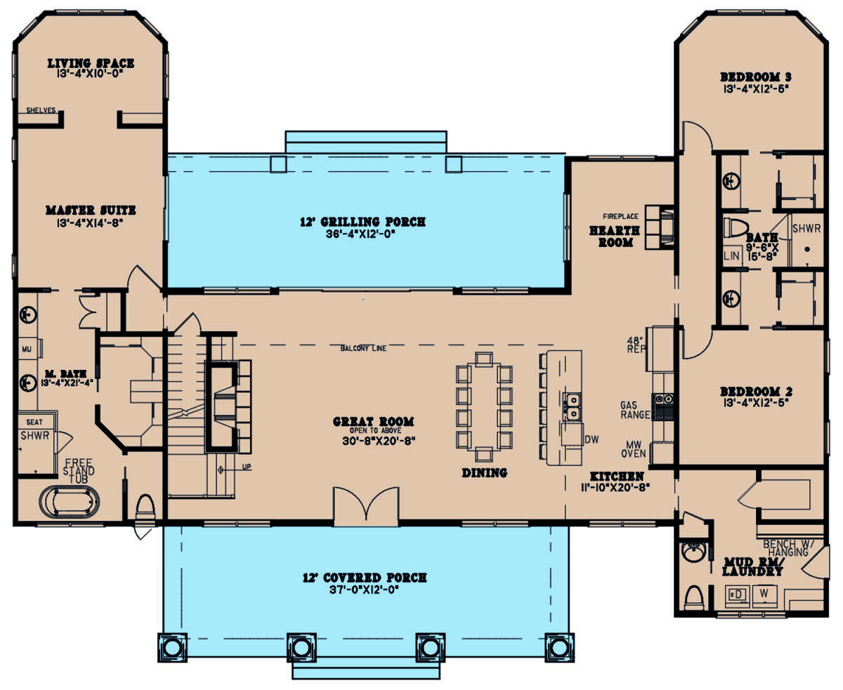 Main Floor for House Plan #8318-00231