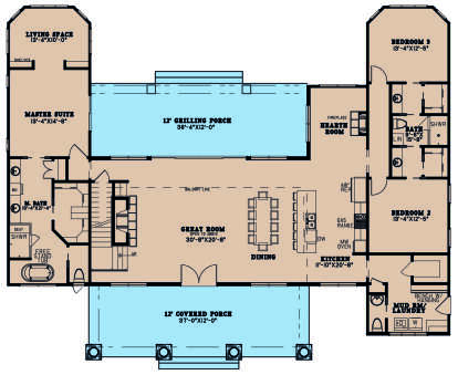 House Plan House Plan #26464 Drawing 1