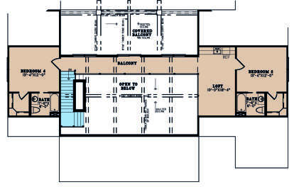 Second Floor for House Plan #8318-00231