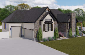 Craftsman House Plan #2802-00139 Elevation Photo