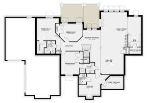 Basement for House Plan #2802-00139