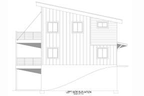 Modern  House Plan #940-00452 Elevation Photo