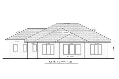 Ranch House Plan #402-01732 Elevation Photo