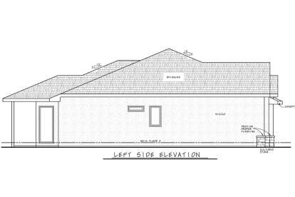 Ranch House Plan #402-01732 Elevation Photo
