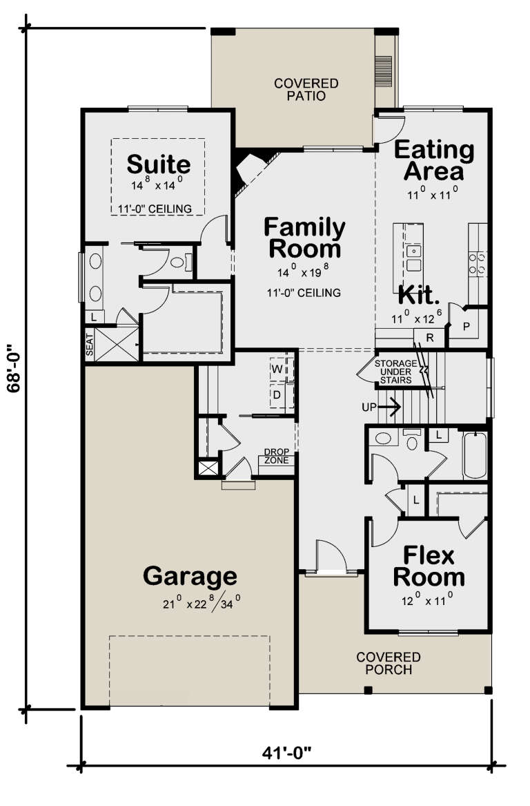 House Plan House Plan #26469 Drawing 1