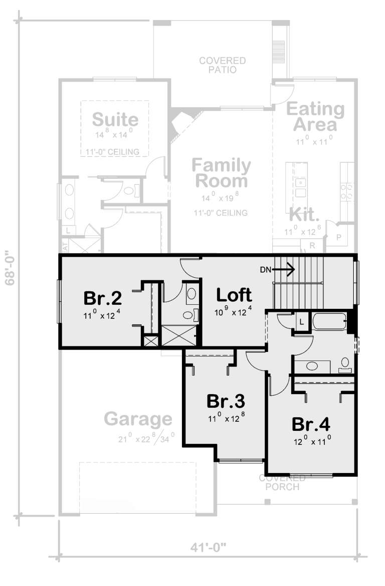 House Plan House Plan #26469 Drawing 2