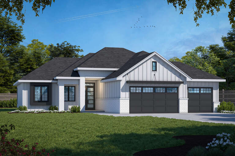 Ranch Plan - 1,979 Square Feet, 3 Bedrooms, 2.5 Bathrooms | Floor Plan ...