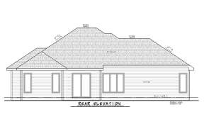 Ranch House Plan #402-01734 Elevation Photo