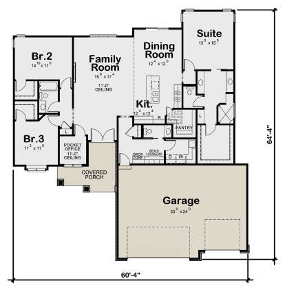 Main Floor for House Plan #402-01734