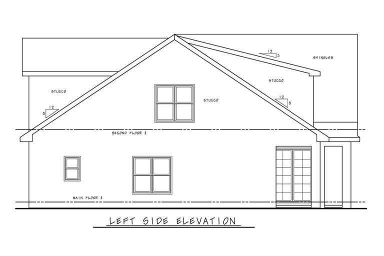Traditional House Plan #402-01735 Elevation Photo