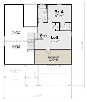 Second Floor for House Plan #402-01735