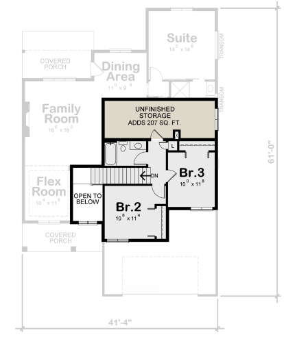 Second Floor for House Plan #402-01736