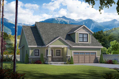 Craftsman House Plan #402-01737 Elevation Photo