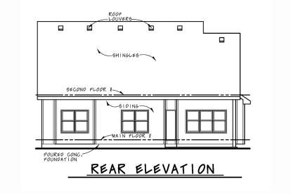 Craftsman House Plan #402-01737 Elevation Photo