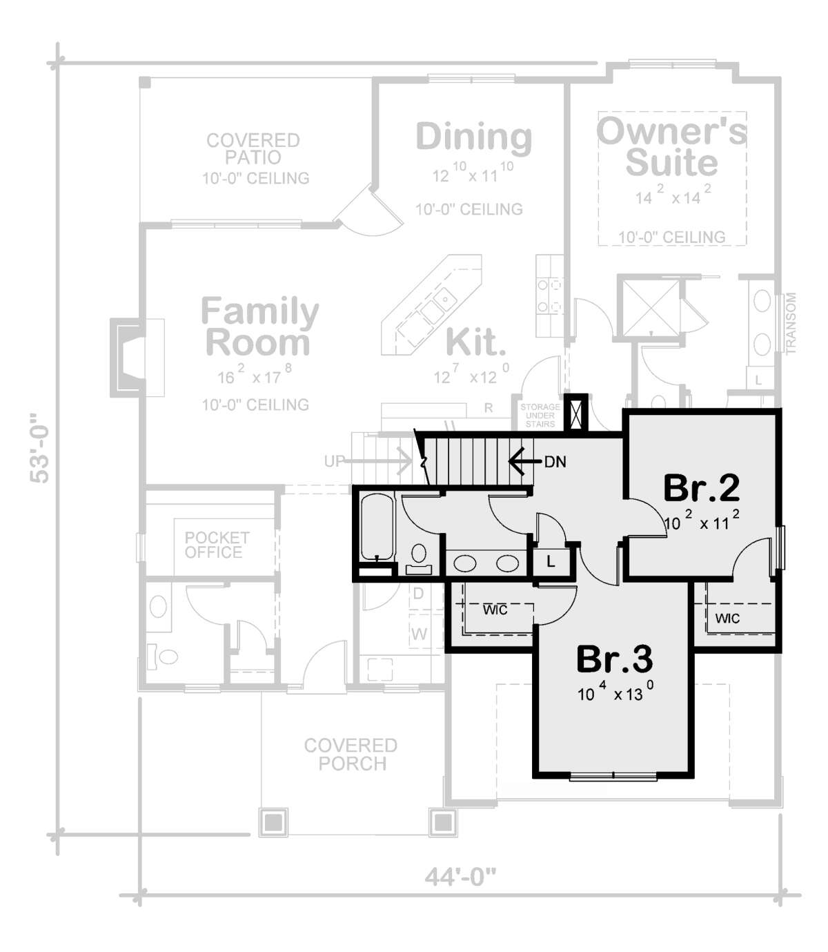Second Floor for House Plan #402-01737