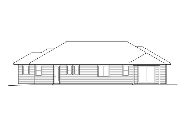 Craftsman House Plan #035-00988 Elevation Photo