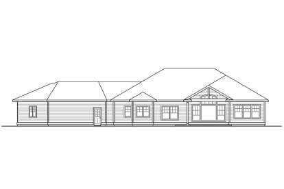 Traditional House Plan #035-00989 Elevation Photo