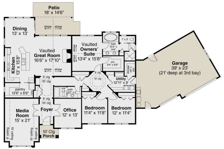 House Plan House Plan #26475 Drawing 1