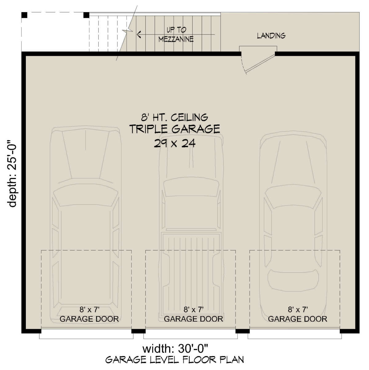 Garage Floor for House Plan #940-00453