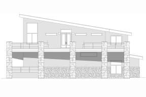 Modern House Plan #940-00454 Elevation Photo