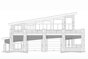 Modern House Plan #940-00454 Elevation Photo