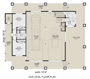 First Floor for House Plan #940-00454