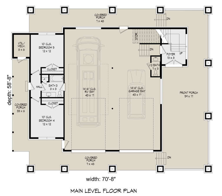 House Plan House Plan #26478 Drawing 1