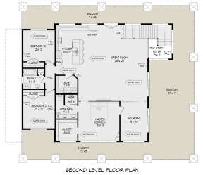 Second Floor for House Plan #940-00454