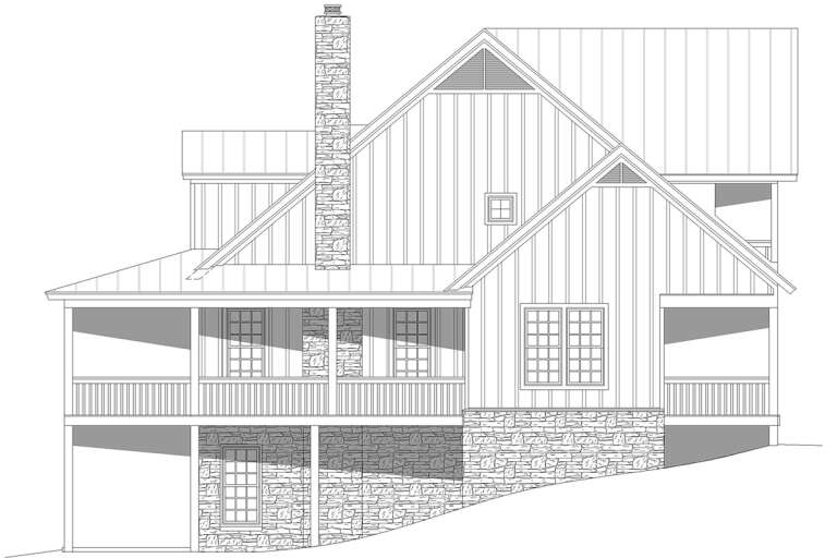 Country House Plan #940-00455 Elevation Photo