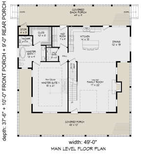 Main Floor for House Plan #940-00455