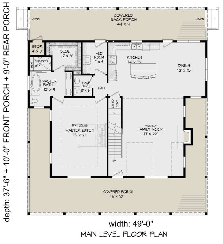 House Plan House Plan #26479 Drawing 1